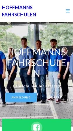 Vorschau der mobilen Webseite www.fahrschulcity.de, Hoffmann's Fahrschulen