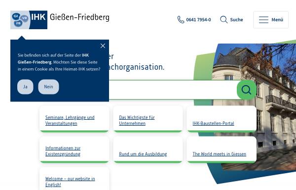 Vorschau von www.ihk.de, IHK Gießen-Friedberg