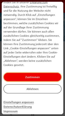 Vorschau der mobilen Webseite www.kreissparkasse-heinsberg.de, Kreissparkasse Heinsberg