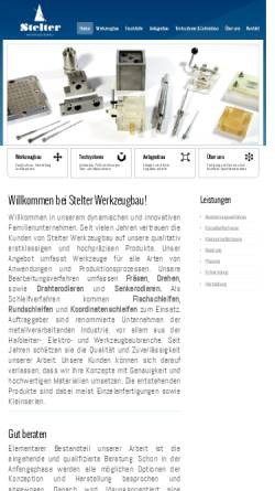 Vorschau der mobilen Webseite www.werkzeugbau-stelter.de, Stelter Werkzeugbau, Inh. Dieter Stelter