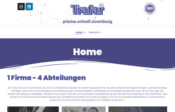 Vorschau von www.trafar.ch, Trafar AG
