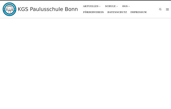 Vorschau von www.paulusschule-bonn.de, Katholische Grundschule Paulusschule Bonn