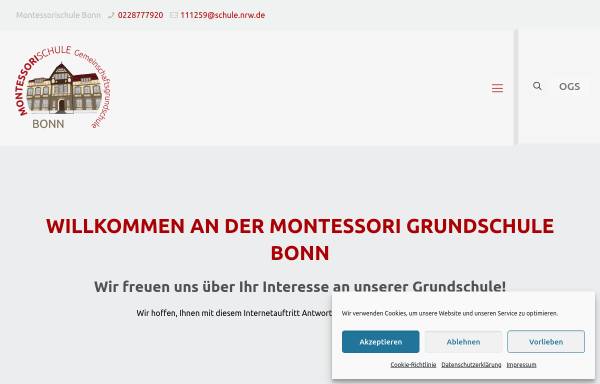 Vorschau von www.montessori-bonn.de, Montessorischule Dottendorf