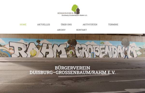 Vorschau von bv-grossenbaum-rahm.de, Bürgerverein Duisburg-Grossenbaum/Rahm e.V.