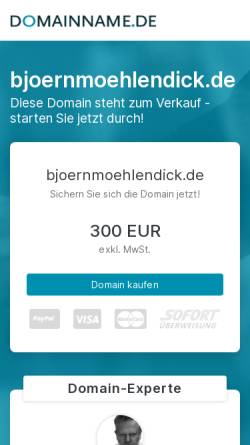 Vorschau der mobilen Webseite bjoernmoehlendick.de, Bjoern Moehlendick