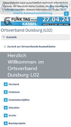Vorschau der mobilen Webseite www.darc.de, Amateur-Radio-Club Duisburg