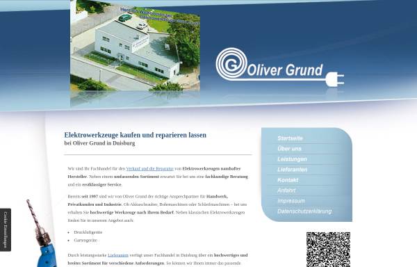 Vorschau von www.grund-duisburg.de, Elektrowerkzeuge Oliver Grund
