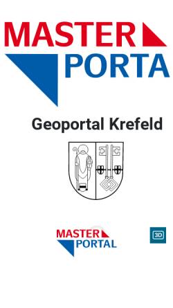 Vorschau der mobilen Webseite www.krefeld.de, Karte der Stadt Krefeld