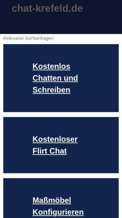 Vorschau der mobilen Webseite www.chat-krefeld.de, Chat Krefeld