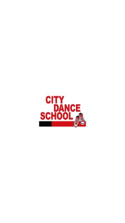 Vorschau der mobilen Webseite www.citydanceschool.de, CityDanceSchool