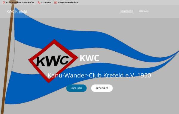 Vorschau von www.kwc-krefeld.de, Kanu Wander Club Krefeld 1950 e.V.