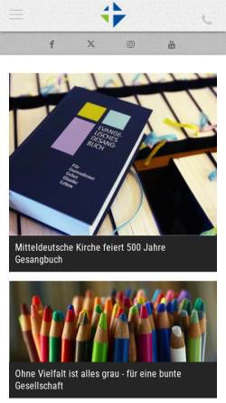 Vorschau der mobilen Webseite salzungen.elkth-online.de, Superintendentur Bad Salzungen/Dermbach