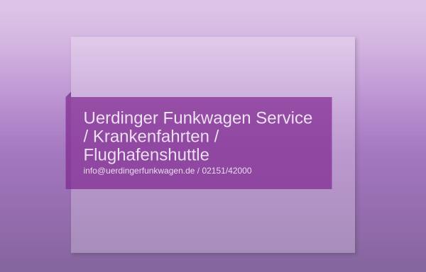 Vorschau von uerdingerfunkwagen.de, Uerdinger Funkwagen 42000 GmbH