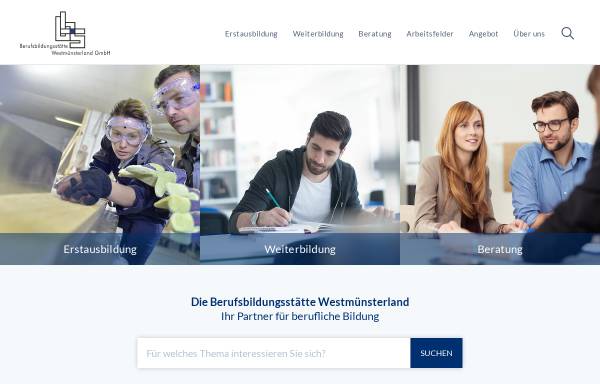 Vorschau von www.bbs-ahaus.de, Berufsbildungsstätte Westmünsterland GmbH (BBS)