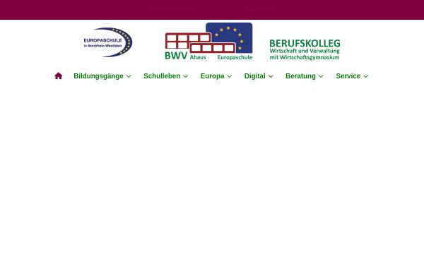 Vorschau von www.bwv-ahaus.de, Berufskolleg Wirtschaft & Verwaltung Ahaus
