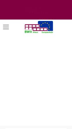 Vorschau der mobilen Webseite www.bwv-ahaus.de, Berufskolleg Wirtschaft & Verwaltung Ahaus