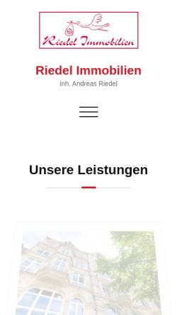 Vorschau der mobilen Webseite www.makler-markt-magazin.de, Makler Markt Magazin