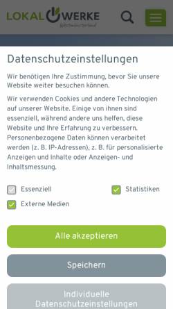 Vorschau der mobilen Webseite svs-versorgung.de, SVS-Versorgungsbetriebe GmbH
