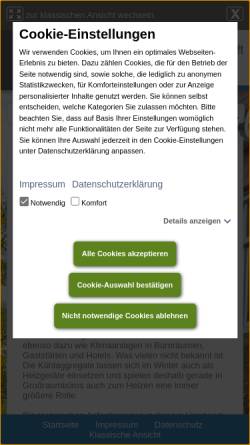Vorschau der mobilen Webseite www.kaelte-klima-muenster.de, Innung für Kälte- und Klimatechnik Münster