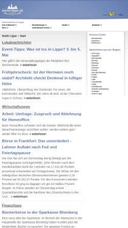 Vorschau der mobilen Webseite www.markt-lippe.de, Markt-Lippe