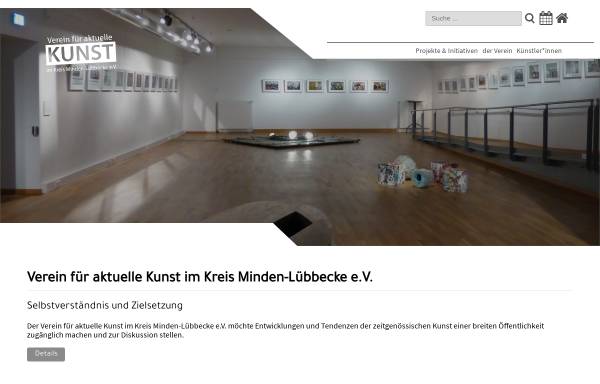 Vorschau von www.aktuelle-kunst-ev.de, Verein für aktuelle Kunst im Kreis Minden-Lübbecke e.V.