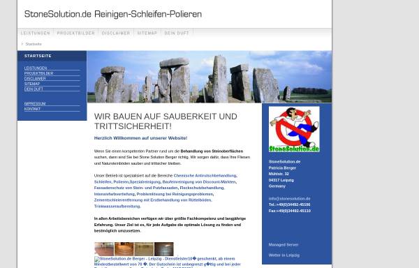 Vorschau von www.stonesolution.de, Stone Solution Ltd.
