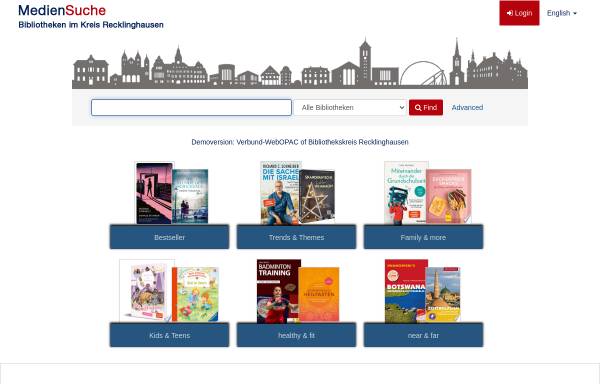 Vorschau von www.bibliotheken-im-kreisre.de, Bibliotheken im Kreis Recklinghausen