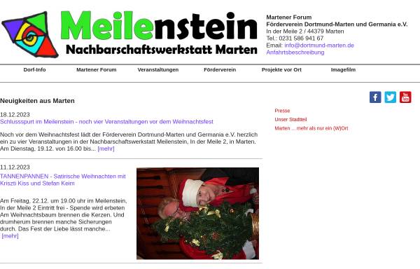 Vorschau von www.dortmund-marten.de, Arbeitsgemeinschaft Martener Vereine e.V.