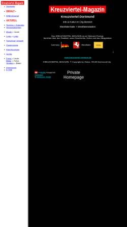 Vorschau der mobilen Webseite www.vietze.de, Kreuzviertel Magazin