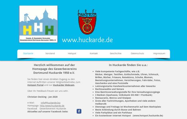 Vorschau von www.huckarde.de, Virtueller Marktplatz Huckarde
