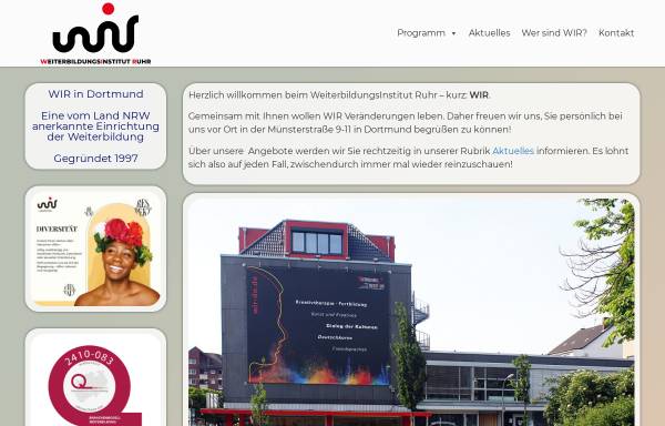 Vorschau von www.wir-do.de, WeiterbildungsInstitut Ruhr