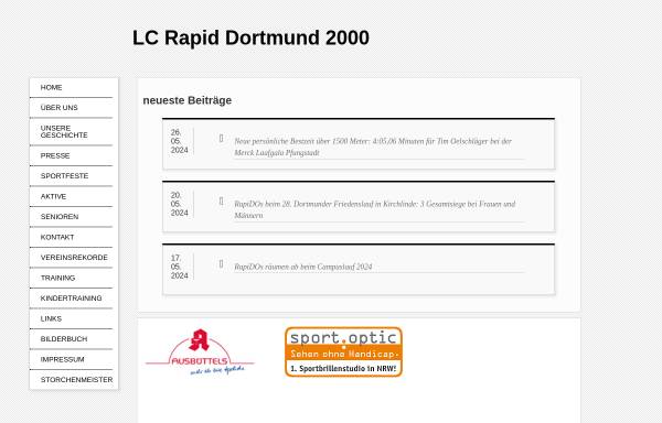 Vorschau von lc-rapid-dortmund.de, LC Rapid Dortmund