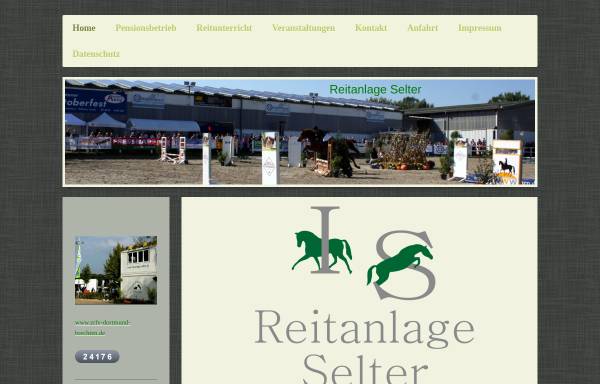Vorschau von www.reitanlage-selter.de, Reitanlage Selter