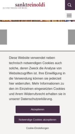 Vorschau der mobilen Webseite www.akku-dortmund.de, akku