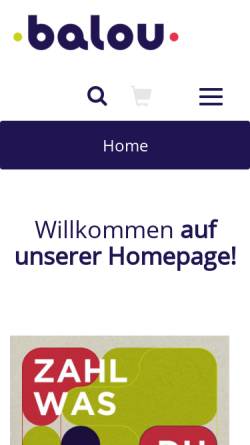 Vorschau der mobilen Webseite www.balou-dortmund.de, balou e.V.