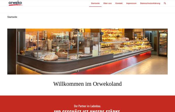 Vorschau von www.orweko.de, Orweko Ladenbau und Service GmbH & CO. KG