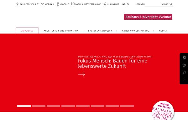 Vorschau von www.uni-weimar.de, neues bauen am horn
