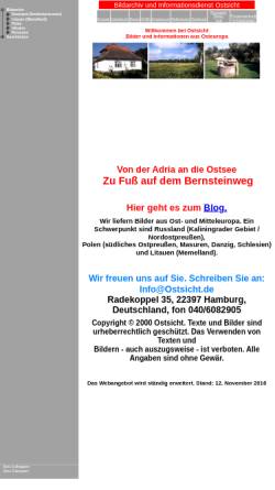 Vorschau der mobilen Webseite www.ostsicht.de, Ostsicht