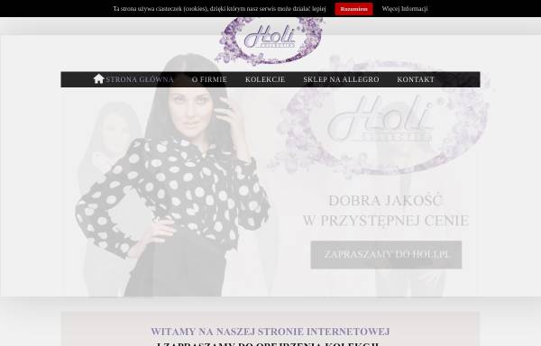 Vorschau von www.holi.pl, Holi - Produzent von Bekleidung