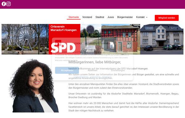 Vorschau von spd-mariadorf-hoengen.de, SPD-Stadtverband Alsdorf