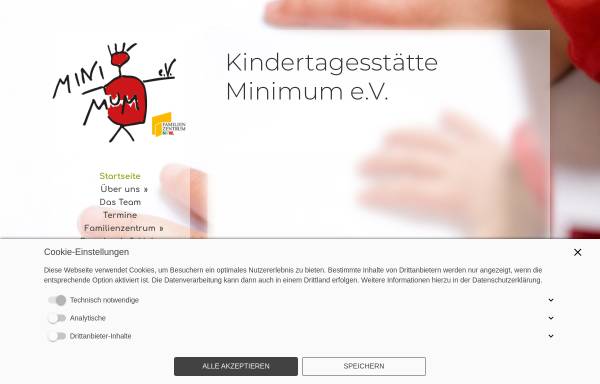 Vorschau von www.kitaminimum.de, Kindertagesstätte Minimum e.V.