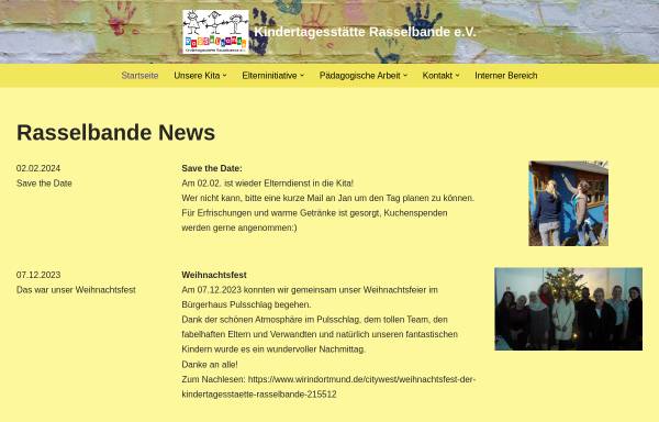 Vorschau von www.rasselbande-dortmund.de, Kindertagesstätte Rasselbande e.V.
