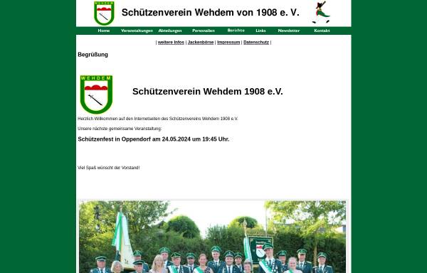 Vorschau von www.jsv-wehdem.de, Jungschützenverein Wehdem