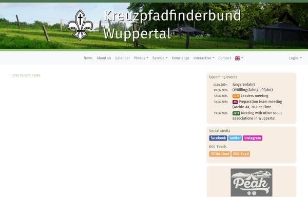 Vorschau von www.kreuzpfadfinderbund.de, Kreuzpfadfinderbund (KPF) Wuppertal