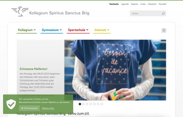 Vorschau von www.spiritus.ch, Kollegium Spiritus Sanctus