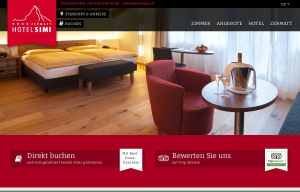 Vorschau von www.hotelsimi.ch, Hotel Simi