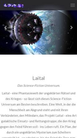 Vorschau der mobilen Webseite www.laital.de, Laital