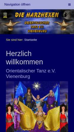 Vorschau der mobilen Webseite www.harzhexen.de, Harzhexen