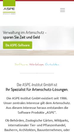 Vorschau der mobilen Webseite www.scarabae.de, Scarabae