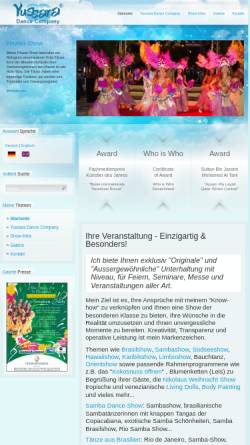 Vorschau der mobilen Webseite yussara.de, Yussara Dance Company
